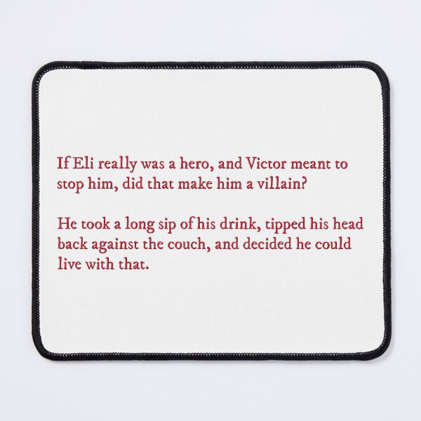Item preview, Vicious V.E. Schwab quote designed and sold by percqbeths.