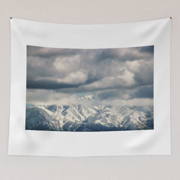 Item preview, Snowy covered mountain top designed and sold by djsfoto.