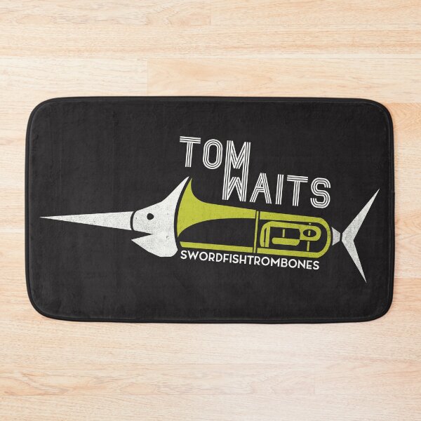 Item preview, Tom Waits Swordfishtrombones | White Mid Century Modern Art designed and sold by theoralcollage.