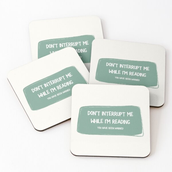 Item preview, Don't interrupt me while I'm reading designed and sold by Chloe Lamplugh.