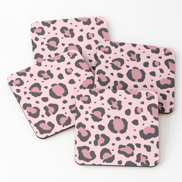 Item preview, Soft pink leopard pattern  designed and sold by FatBirdie.