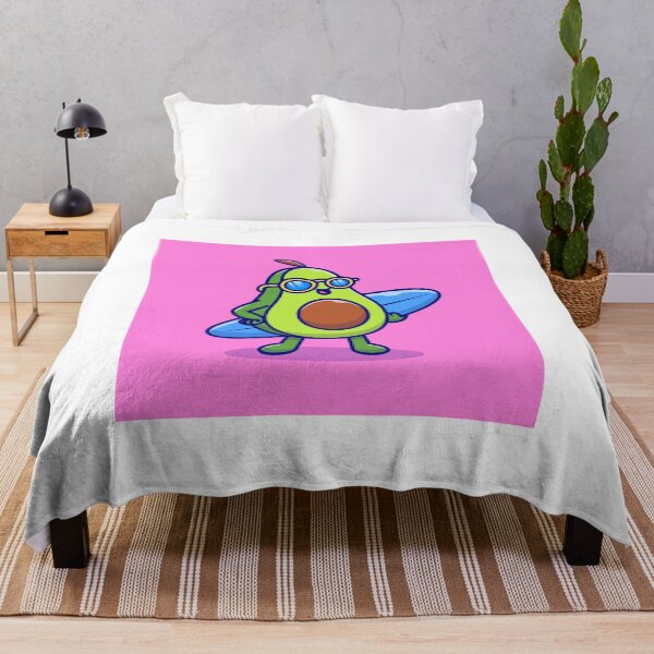 Item preview, Surfing Avocado: Cute Cartoon Icon for Food and Holiday Lovers designed and sold by hjian8219.