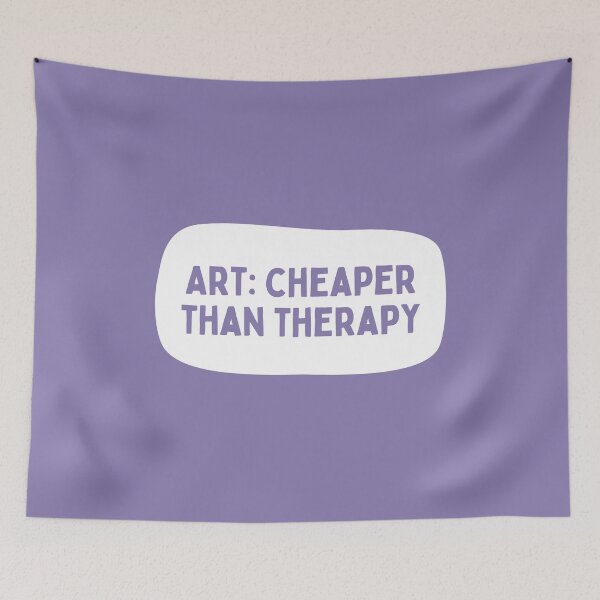 Item preview, Art: Cheaper than therapy designed and sold by Chloe Lamplugh.