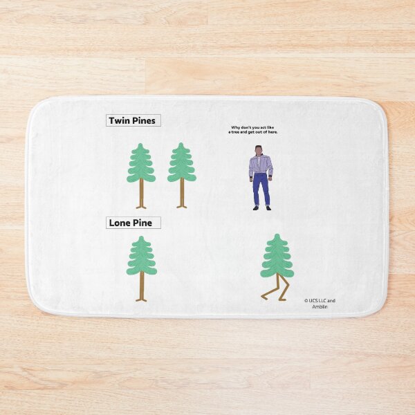 Item preview, Back to the Future "Why don't you make like a tree... and get out of here." Biff tells a Twin Pine to get out of here designed and sold by FunEyeDesign.