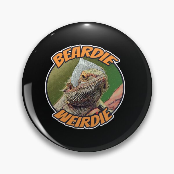 Item preview, Beardie Weirdie - Bearded Dragon In A Tin Foil Hat designed and sold by Bug & Brush.