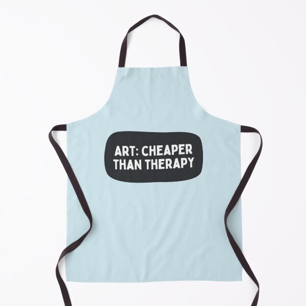 Item preview, Art: Cheaper Than Therapy BLUE designed and sold by Chloe Lamplugh.