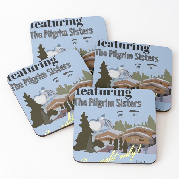 Item preview, Hotel Europa Featuring the Pilgrim Sisters (Trollenberg Terror Travel Poster 3 Alternate) designed and sold by scratchedhand.
