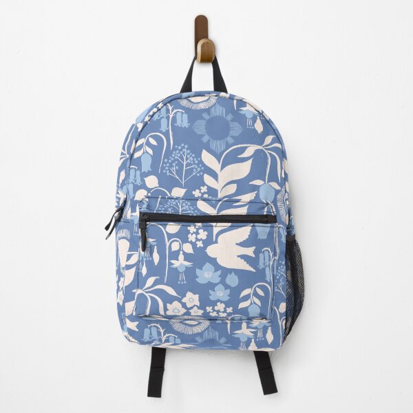 Item preview, Under the Sun {Cornflower Blue} Birds and Flowers - medium designed and sold by Cecilia Mok.