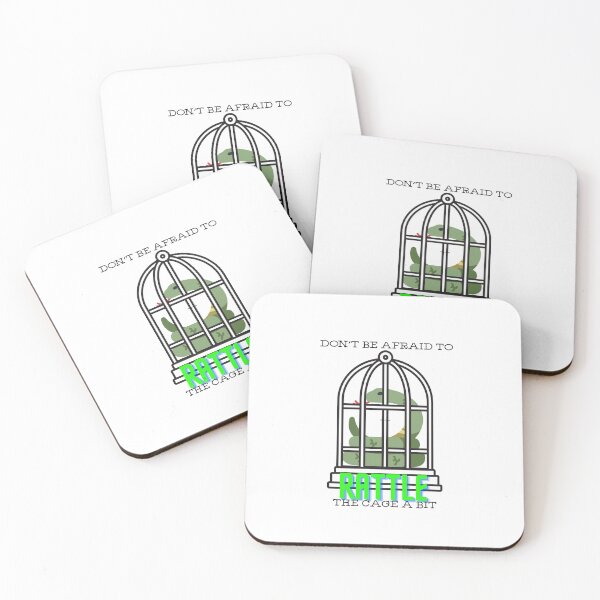 Item preview, Don't Be Afraid to Rattle the Cage a Bit  designed and sold by OldSoulInspired.