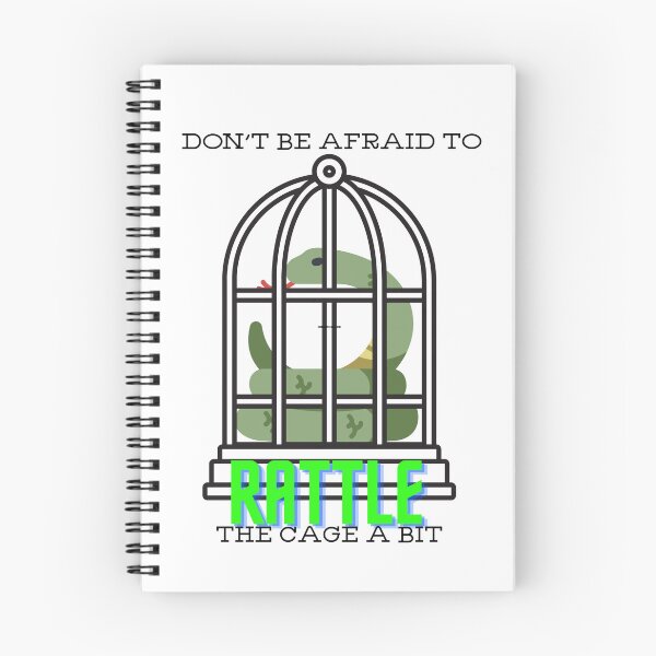 Item preview, Don't Be Afraid to Rattle the Cage a Bit  designed and sold by OldSoulInspired.