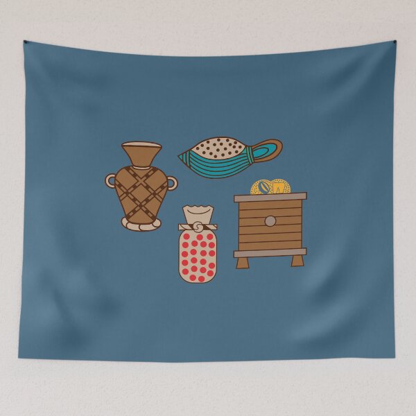 Item preview, Mendoza codex numerals designed and sold by ocelotlcalli.
