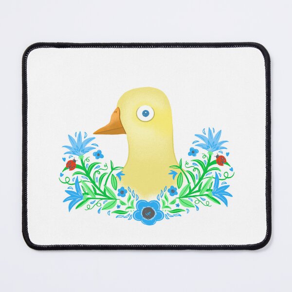Item preview, Duck in a floral wreath designed and sold by jasmineberry.