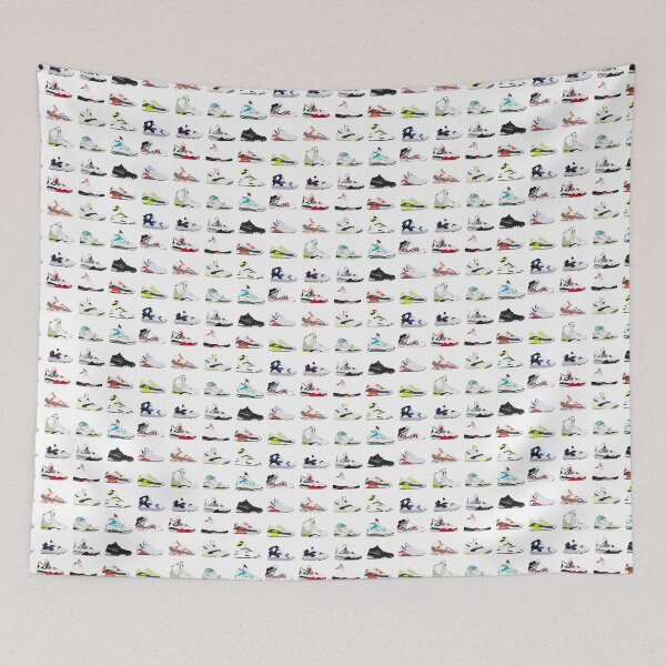 Item preview, Sneakers Pattern 90s Shoes Pattern 90s Tennis Shoes Pattern designed and sold by DarsanaCreation.