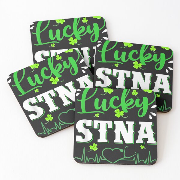 Item preview, I'm A Lucky STNA Nurse Shamrock Top Hat St Patrick's Day designed and sold by BarryPUrquhart.