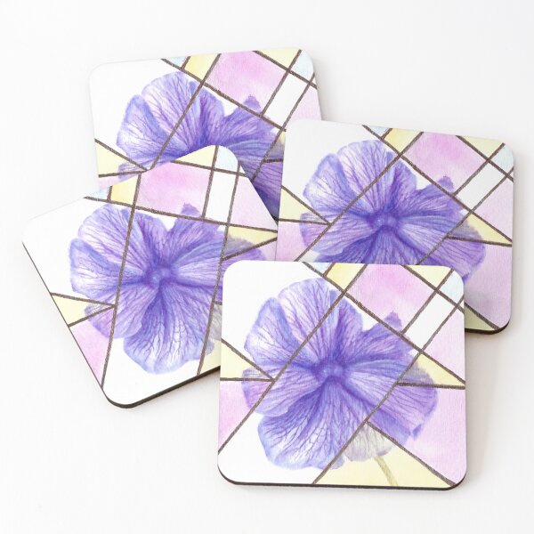 Item preview, Watercolor Stained Glass Pansy designed and sold by SierraReighArt.