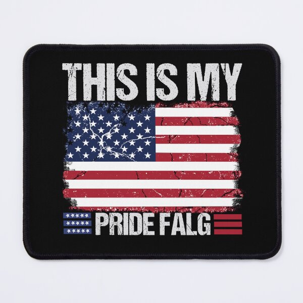 Item preview, This Is My Pride Flag US American 4th of July T-Shirt designed and sold by design-animals.