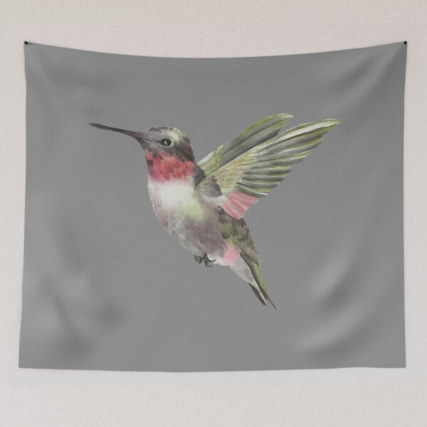 Item preview, Watercolor Hummingbird designed and sold by Ashley-Luise.