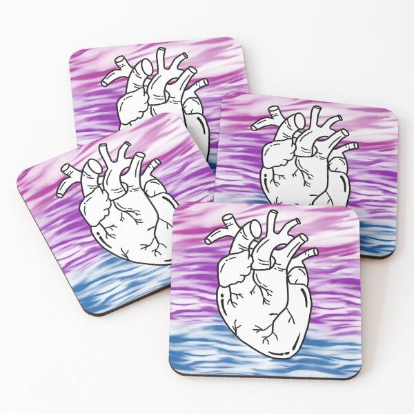 Item preview, Sutble Bi Anatomical Heart  designed and sold by Pocketsodders.