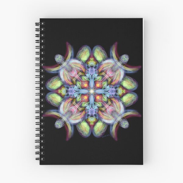 Item preview, Abstract Blossom - Black background  designed and sold by Josephine Ethereal.