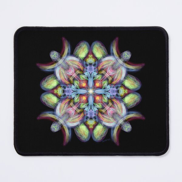 Item preview, Abstract Blossom - Black background designed and sold by Josephine Ethereal.