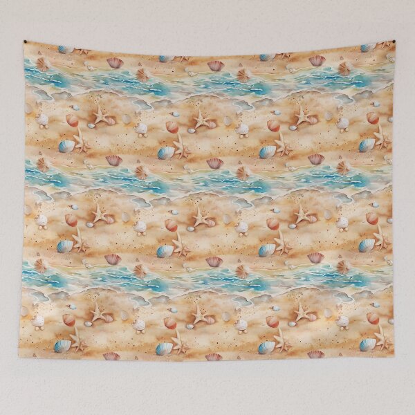 Item preview, Watercolor Soft Colors Sandy Beach designed and sold by PixelPop1.