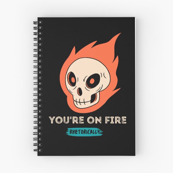 Item preview, Fire skull designed and sold by Ryan Skinnell.