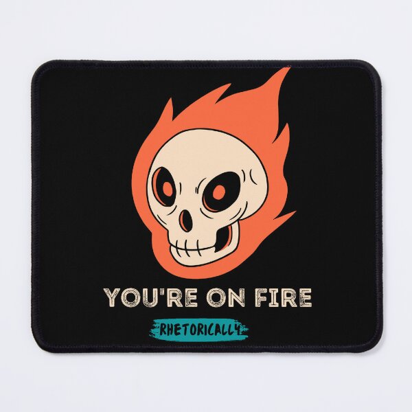 Item preview, Fire skull designed and sold by Ryan Skinnell.