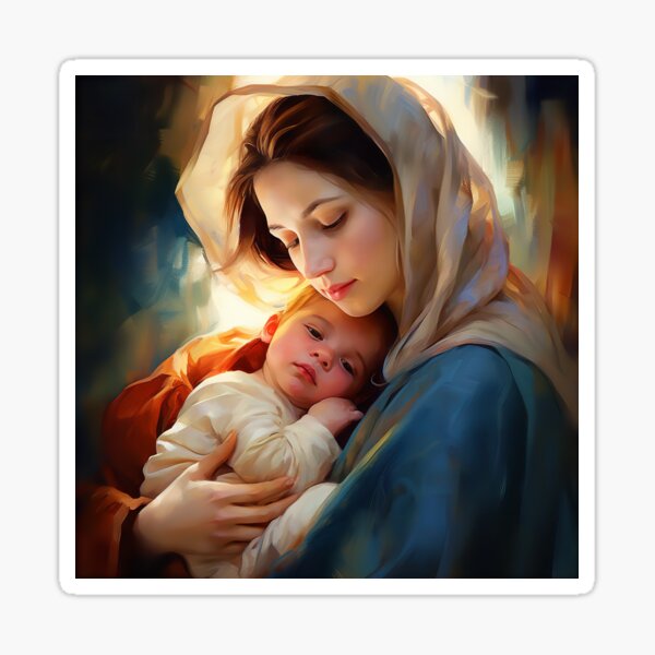 Aperçu de l'œuvre Vierge à l'Enfant - 3 créée et vendue par HeavenGalleria.