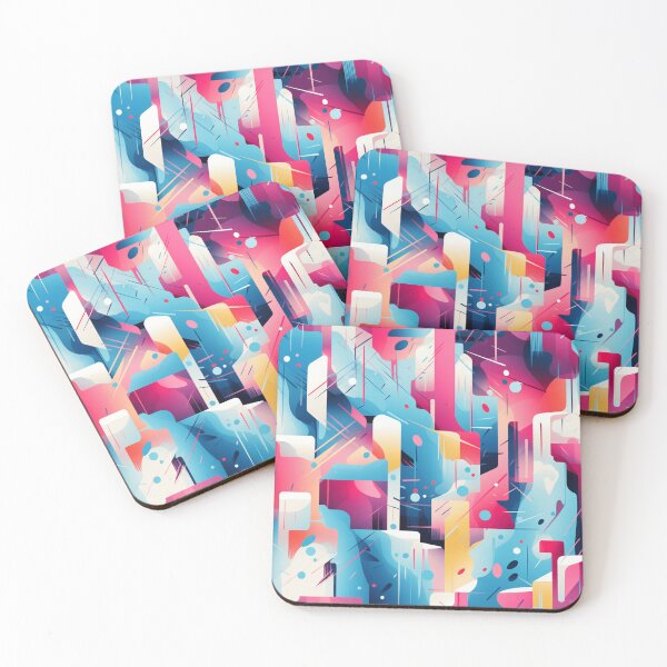 Item preview,  "City in Boiling: A Vibrant and Dynamic Abstract Pattern" designed and sold by SBD-Shop.