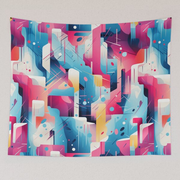 Item preview,  "City in Boiling: A Vibrant and Dynamic Abstract Pattern" designed and sold by SBD-Shop.
