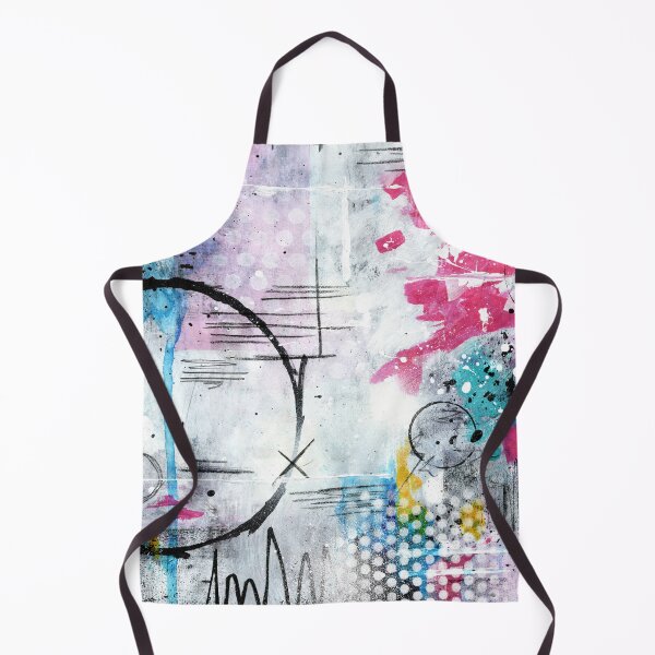 Item preview, Primaries - Abstract Acrylic Painting on Paper - Street Art Style designed and sold by emberstudio.