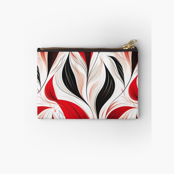 Item preview, bicolor abstract leaves designed and sold by SBD-Shop.