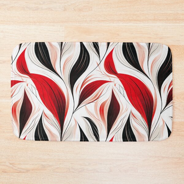 Item preview, bicolor abstract leaves designed and sold by SBD-Shop.