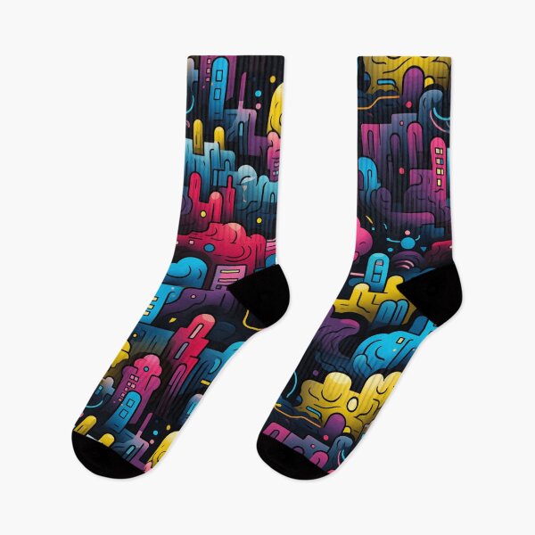 Item preview,  "Urban Incandescence: A Vivid and Dynamic Abstract Pattern" designed and sold by SBD-Shop.