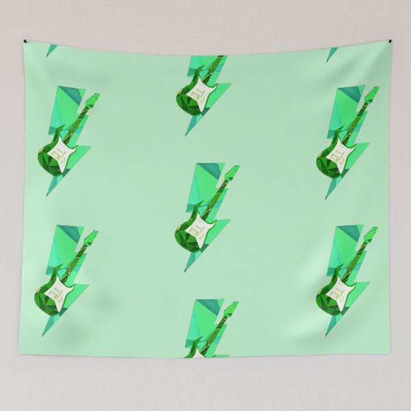 Item preview, Green electric guitar designed and sold by AlexisMay511.