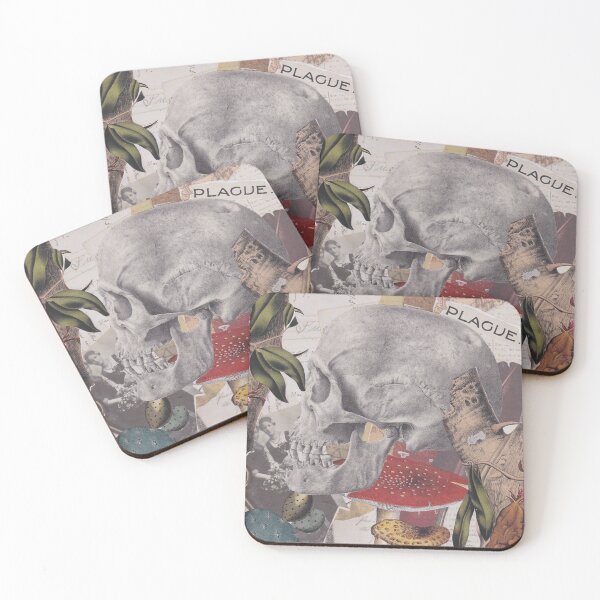 Item preview, Vintage Maximallist goblincore Halloween collage art designed and sold by Vanessa Valenzuela.