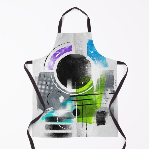 Item preview, Lunar - Abstract Painting Acrylic on paper - Contemporary Street Art Print designed and sold by emberstudio.