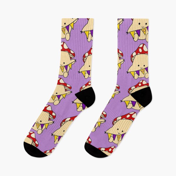 Item preview, Intersex flag mushroom designed and sold by bookwoof.