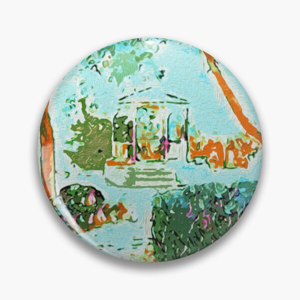Item preview, GAZEBO IN A QUIET PARK designed and sold by ArtbyRolleen.