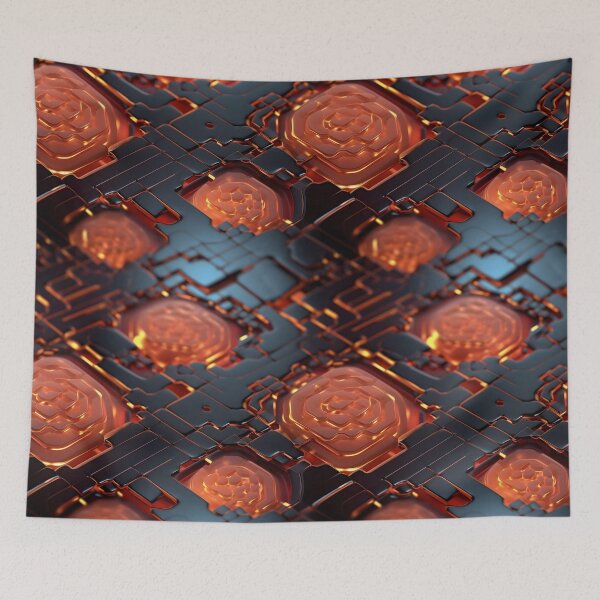 Item preview, Glowing Semiconductor  – Seamless designed and sold by GalacticLabs.