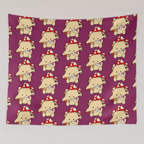Item preview, Lesbian flag mushroom designed and sold by bookwoof.
