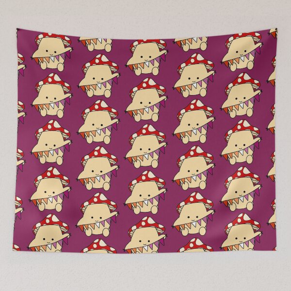 Item preview, Lesbian flag mushroom designed and sold by bookwoof.