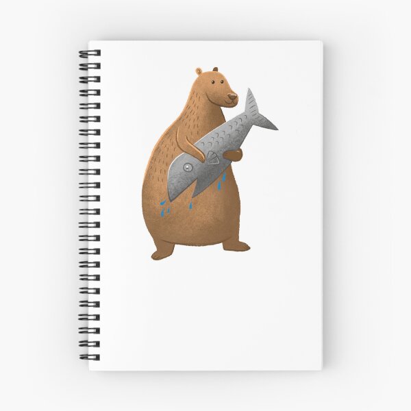 Item preview, Bear with a FISH! designed and sold by jasmineberry.