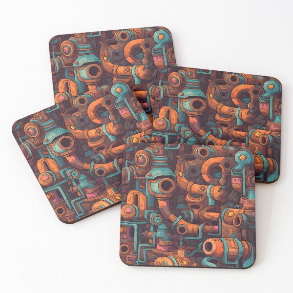 Item preview, Grungy Sci-Fi Pipe Network – Seamless designed and sold by GalacticLabs.