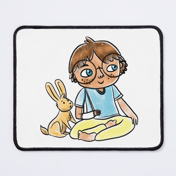 Item preview, Kid and a bunny rabbit designed and sold by jasmineberry.