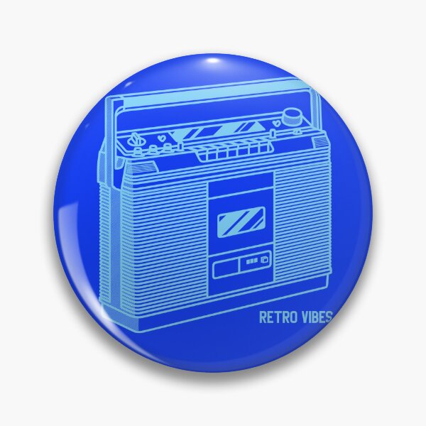 Artikelvorschau, Retro-Kassettenspieler-Radio-Audio-Boom-Box entworfen und verkauft von Ravermonkey.