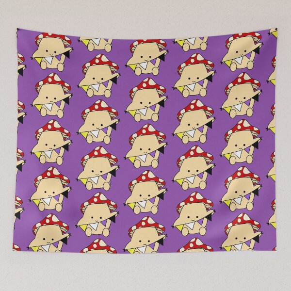 Item preview, Non-binary flag mushroom designed and sold by bookwoof.