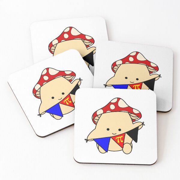 Item preview, Old polyamorous flag mushroom designed and sold by bookwoof.