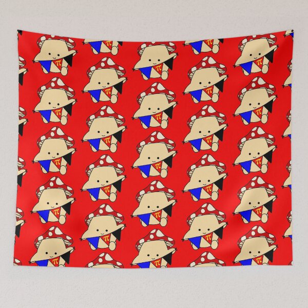 Item preview, Old polyamorous flag mushroom designed and sold by bookwoof.