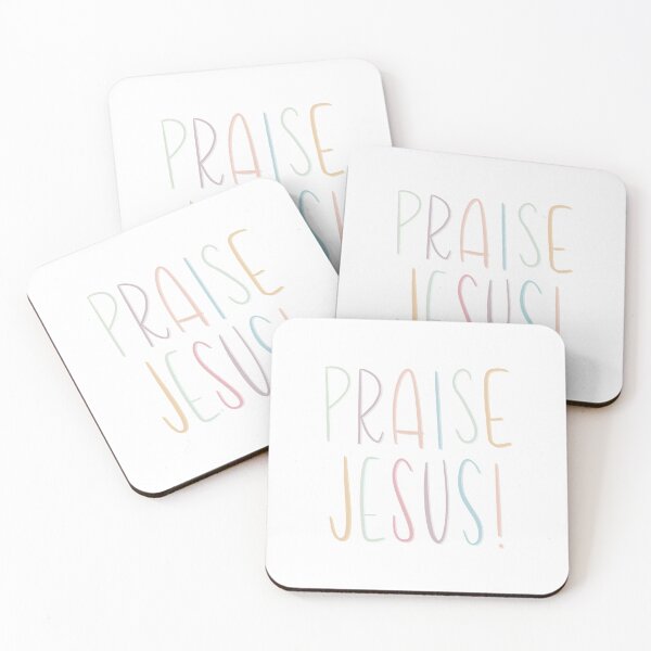 Item preview, praise Jesus pastel letters designed and sold by Kborek112.